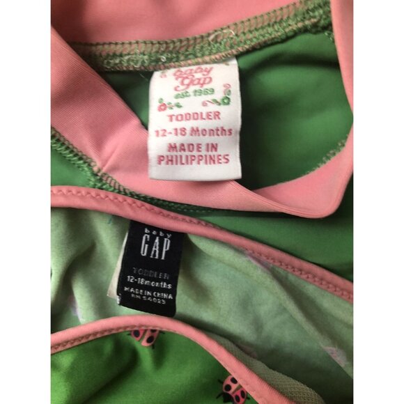 Gap 2 Pc 12-18 M Ladybug Swimsuit - Picture 4 of 4